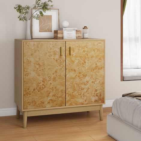 Mobili in legno con gambe in legno massello, credenze indipendenti con ripiani regolabili e armadi decorativi multifunzionali in stile country, adatti a soggiorni, corridoi e ingressi.