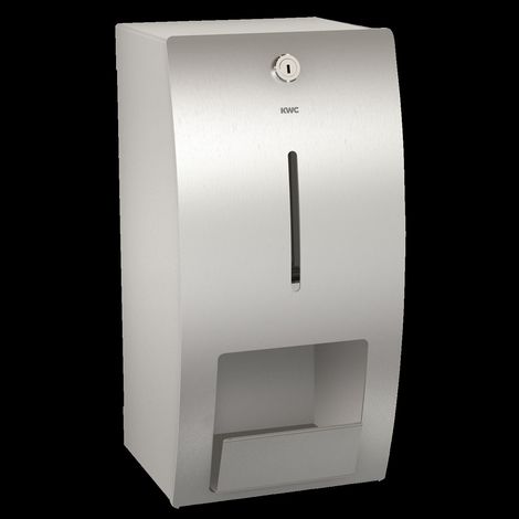 KWC Wc-doppelrollenhalter, STRATOS, Edelstahl, AP, 170x343x166 mm (1/2)