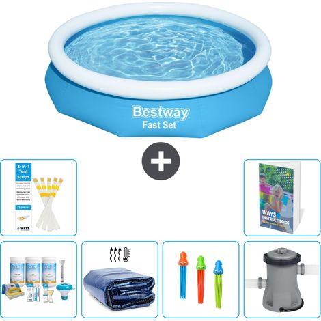 Bestway Piscina Bestway Fast Set Rotonda - 305x66 cm - 7-pezzi  S108 (1/5)
