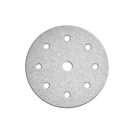 Papier abrasif velcro perforé 9 trous GRAIN 40 pour ORE 125-2 et SUPRAFLEX 125 FLEX