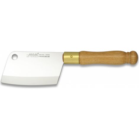 Mam Kitchen Macheta, Mango Holz, Messinghülse, 13 cm lange Klinge aus Edelstahl, 17416