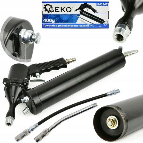 pistolet à graisse geko pneumatic grease gun 400cc pneumatique 400cc