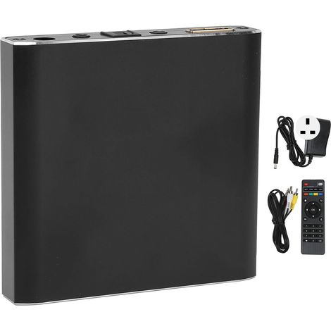 Lecteur multimédia 4K UHD 30fps, interface HDMI, vidéo, photo, musique, fonction lecture automatique et boucle, prise UK 100-240V, mini boîtier HD (1/5)