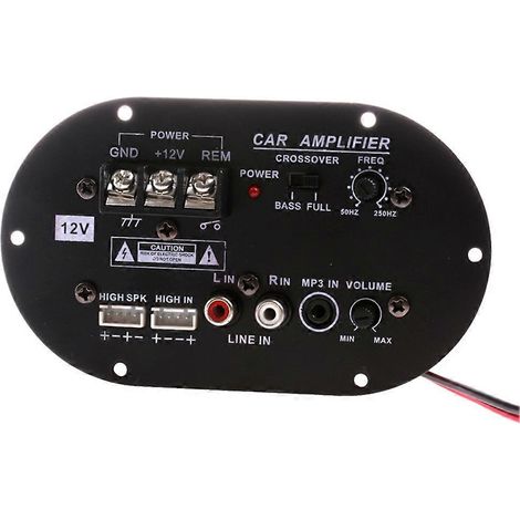 Deux cartes d'amplificateurs automobiles 12V, amplificateur de subwoofer haute puissance 120W, noyau de subwoofer automobile à basses pures à gamme complète 8-12 pouces. (1/5)