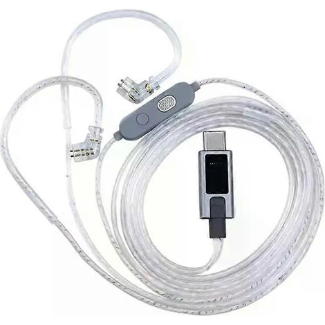 Für ABSQ-versilbertes Upgrade-Kabel KZ-M2 Dual-Mikrofon Typ-C für QKZ KZ Castor ZSN ZST EDX EDC PRO ZSN PRO-JXLGV (1/4)