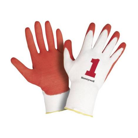 10 paires de gants Check & Go Original Nit 1 (rouge) HONEYWELL 2332265 - Rouge - 7 (S) (1/2)