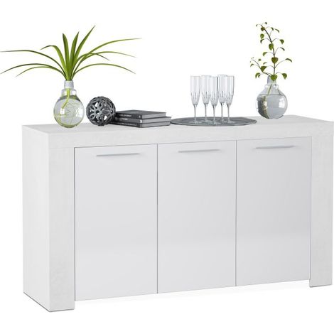 Aparador Dara Blanco Artik (Blanco Mate) (ancho) x 80cm (alto) (1/5)