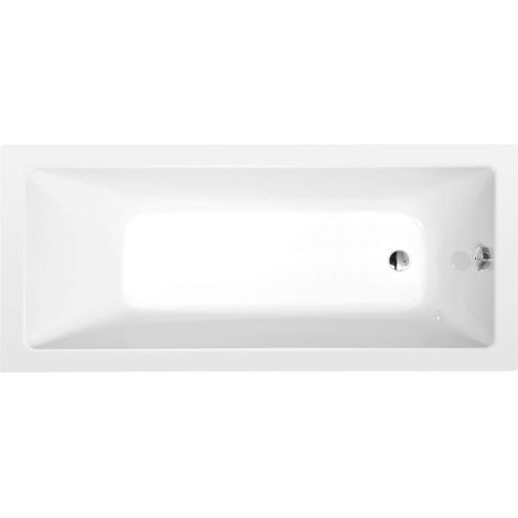 Polysan - Bañera rectangular Noemi 160x70x39 cm, blanca 71707 (1/5)
