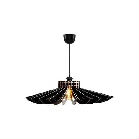 Lámpara de techo 45 cm. negro, tipo E 27 Max 45 - 60 W