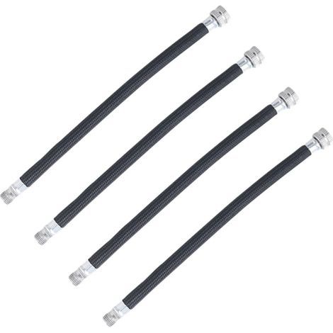 4-teilige Schlauchverlängerung für flexible Schlauchleitungen für Ventile. Amerikanisches Pompe-Zubehör und einfache Installation für Druckluft- und Druckluft-Kompressoren (1/5)