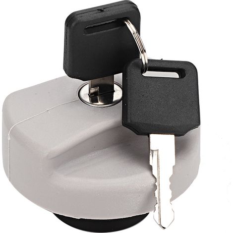 Bouchon de réservoir de carburant gris (avec serrure) + clé 1702834 93224461 Convient pour Vauxhall Opel Vidal Astra (1/5)