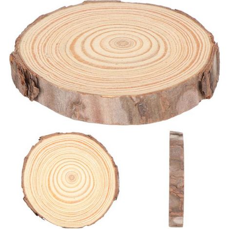 Tranches en bois naturel Tranches de bois naturel creatifs dessin Type 2 6 7cm (1/5)
