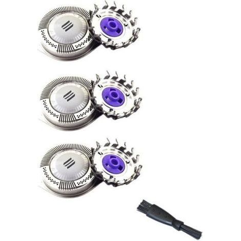 Oral-Q Ersatzscherköpfe für Philips PT739 PT737 PT727 HQ8 – 3er-Pack + Reinigungsbürste (1/5)