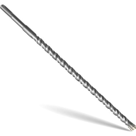 Foret SDS Plus 14mm x 350mm,avec 4 taillants en carbure et double vis, pour béton, pierre naturelle (1/5)