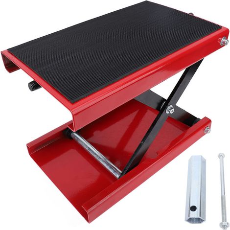 Motorcycle Scissor Lift Points 3.35 to 13.39 inches Adjustable Height Foldable 500 kg Motorcycle Capacity (1/5)
