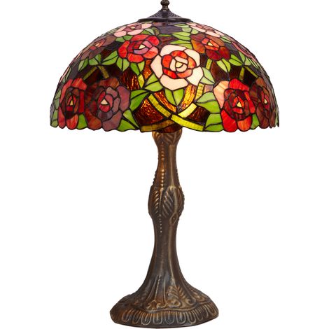 Foma Tischlampe mit Schirm, 30 cm Durchmesser, Serie New York