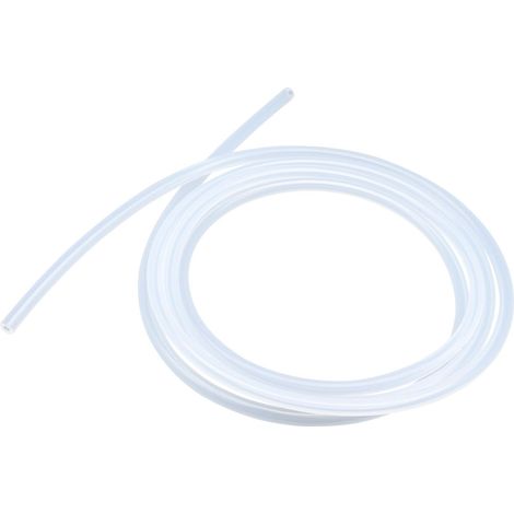 Tuyau en silicone transparent - Taille : 3 mm x 6 mm - Longueur : 2 m - Épaisseur : 1,5 mm - Tuyau flexible pour tuyaux d'air et d'eau (1/5)