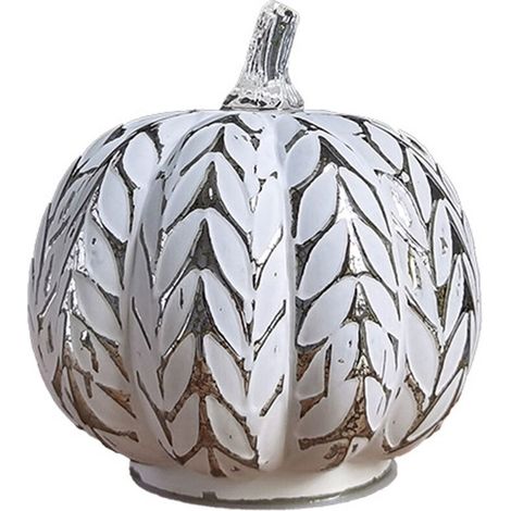 Taicans LED-Glas-Kürbislampe mit Timer für Halloween-, Herbst- und Thanksgiving-Kürbisdekorationen