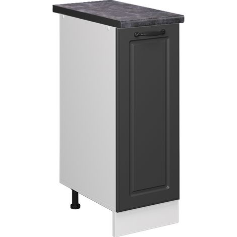 Meuble de cuisine R-Line, Anthracite campagne, 30 cm , PT Anthracite, Vicco