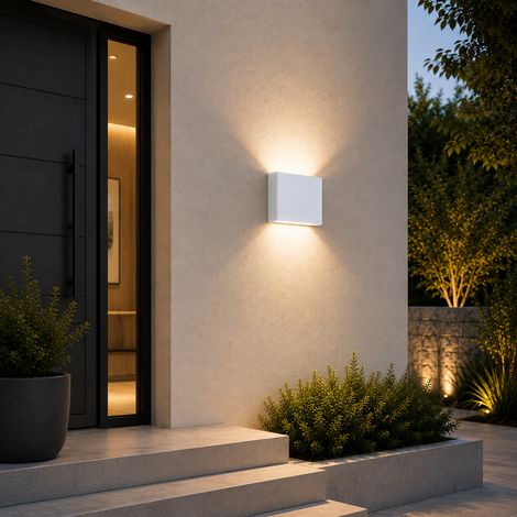 Aplique LED "Medford" 2x3W Blanco [HO-WALL-27-2x3W-W-W] (1/5)
