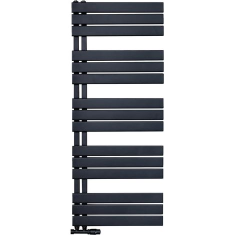 Handtuchheizkörper Badheizkörper Paneel Anschluss linksseitig rechtsseitig Schwarz 1600x600 864W Handtuchheizkörper Badheizkörper Paneel Anschluss linksseitig rechtsseitig Schwarz 1600x600 864W (1/3)