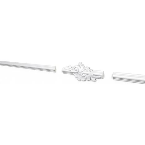 Cimaise NMC Z104 ARSTYL Noel Marquet Élement décorative design intemporel classique blanc 2 pièces (1/5)