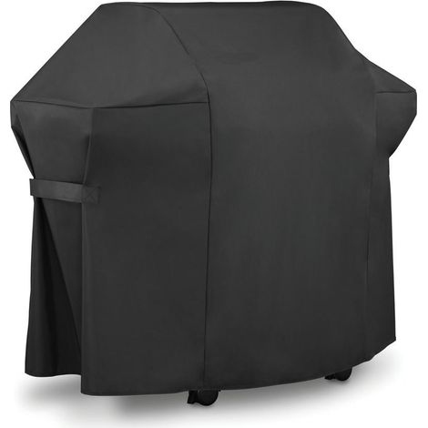 Housse de gril, imperméable, anti-poussière, résistante aux UV 420D Oxford Housse de gril en tissu avec sangle auto-adhésive et sac de rangement (1/5)