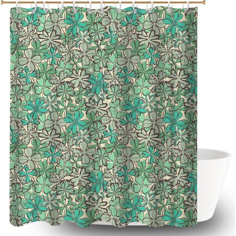 Rideau de douche en polyester 180x180 Évasion cache baignoire pour dans une salle de bain design (1/5)