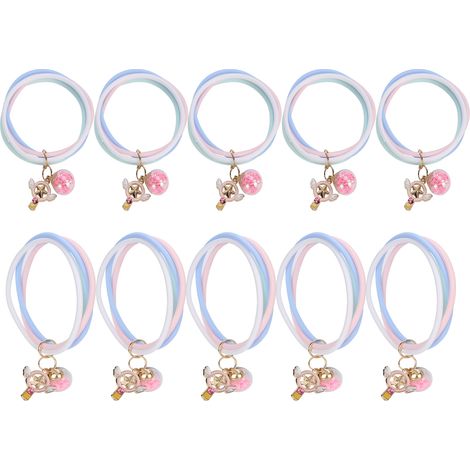 10 Bracelets Anti-Moustiques Enfant Adulte - Répulsif Insectes Élastique Rose (1/5)