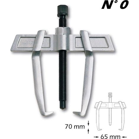 USAG 454 ESTRATTORE A 2 BRACCI REVERSIBILI PER ESTERNI INTERNI PROFESSIONALE - Nr. 0 - 65x70 mm (1/2)