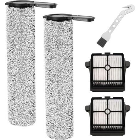 Pr Brush Roll and Filter for Tineco Floor One S7 Steam Steam Cleaner Replacement Parts, 2 Brush Rolls + 2 Filters + 1 Cleaning Brush (1/4)