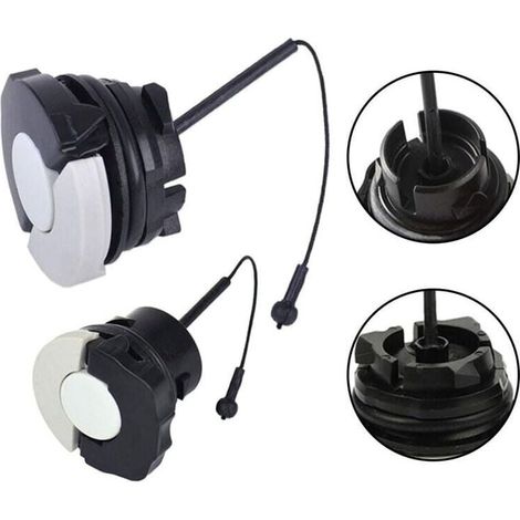 Lot de 2 bouchons pour réservoir à huile / Bouchon d'Essence carburant pour tronçonneuse Stihl ms171 ms181 MS200 ms210 ms200t ms211 ms192 ms192t ms230 ms240 ms250 ms260 ms340 MS360 56Vingt ,