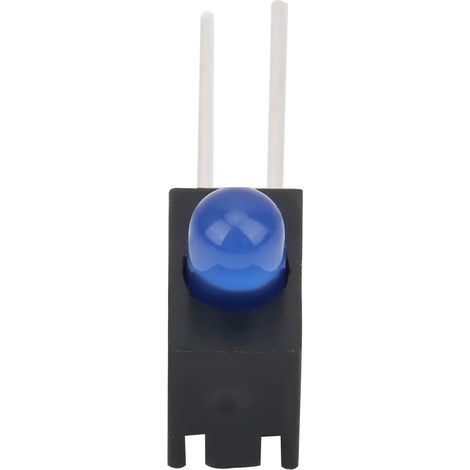 3-mm-LED-Lampenfassung mit einem Loch, Lampenfassung mit einem Loch und roten, gelben, grünen und blauen LED-Leuchten, 90 Grad gebogene Beine, einschließlich einer blauen Leuchte. (1/5)