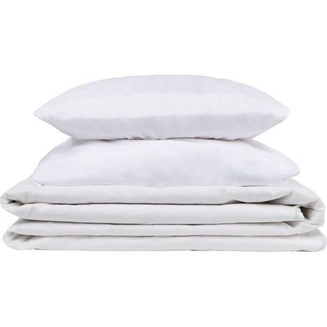 Parure de lit avec housse de couette 100% coton 150 fils 135/140x190 cm (1/5)
