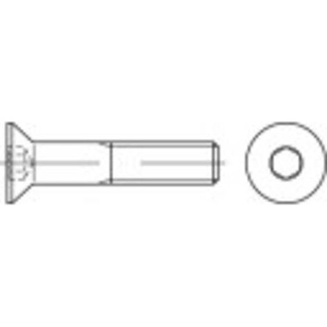 TOOLCRAFT 401634 - VITI A TESTA SVASATA M3, 20 MM, A ESAGONO INCASSATO, DIN 7991, ISO 10642, IN ACCIAIO INOX, 100 PEZZI