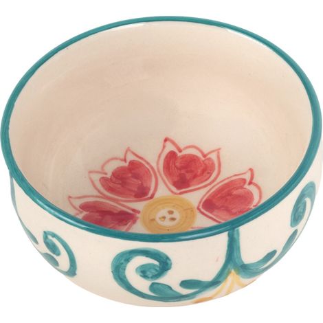 Signes Grimalt Cuenco Bol Decoracion  Cuenco S Ceramica Y Gres Multicoloro 13x13x7cm 37728