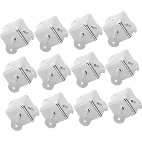 Lot de 12 protections d'angle métalliques pour boîtes à outils (1/5)