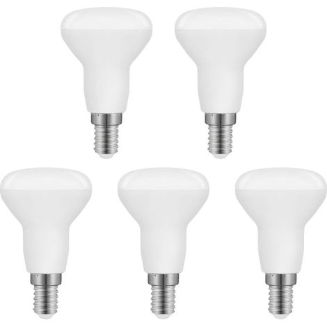 Ampoule LED R50 E14 5W, R50 LED E14 Réflecteur Équivalent Ampoule Incandescente E14 40W, Blanc Chaud 3000K 550LM, Non Dimmable, Lot de 5 (1/5)
