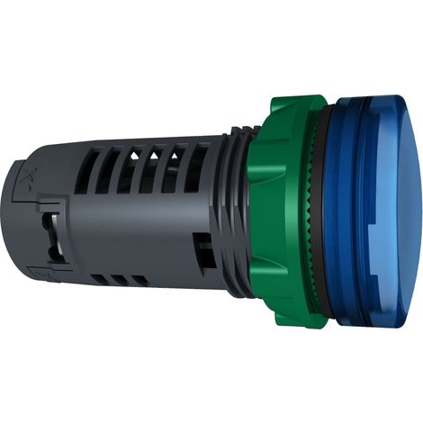 Lampada spia monoblocco blu Ø22 con led integrato 230-240 V - XB5EVM6