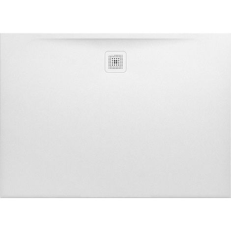 Receveur de douche LAUFEN PRO rectangulaire, bonde côté long 1400 x 1000 x 30 mm blanc mat LAUFEN