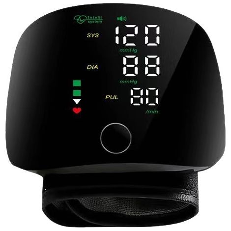 Tensiomètre électronique intelligent à poignet, écran tactile rechargeable automatique, appareil de mesure de la pression artérielle pour la maison (1/5)