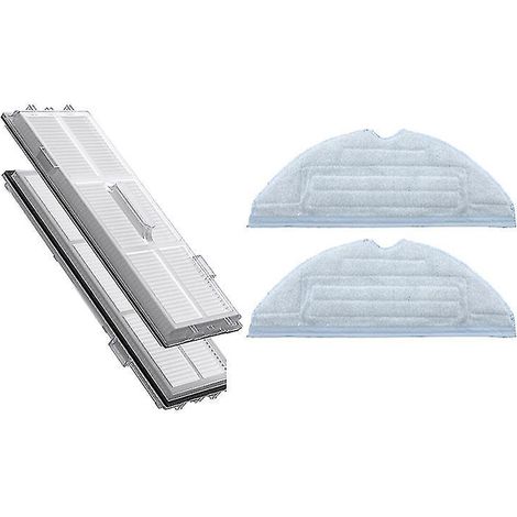 4er-Pack HEPA-Filter-Wischtücher für Xiaomi Roborock S7, T7s und T7plus (1/4)