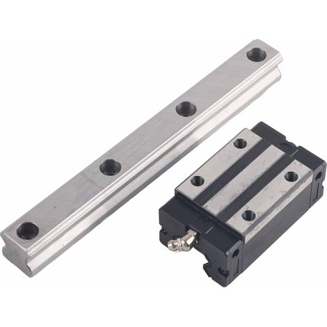 Guide linéaire 200mm avec bloc coulissant carré HGH25CA pour imprimante 3D et pièces CNC (1/5)