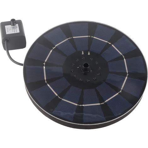 Nouvelle fontaine flottante à énergie solaire alimentée par batterie, fontaine extérieure créative pour l'aménagement paysager (1/5)