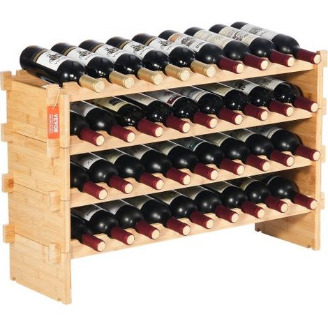 Étagère à Bouteilles Modulaire 36 Bouteilles Casier à Vin (1/5)