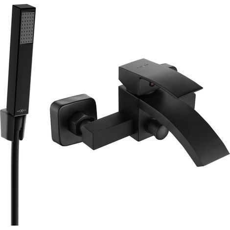 Mexen Libra R77 Wannenbatterie mit Brausegarnitur, Schwarz - 74513R77-70 (1/3)