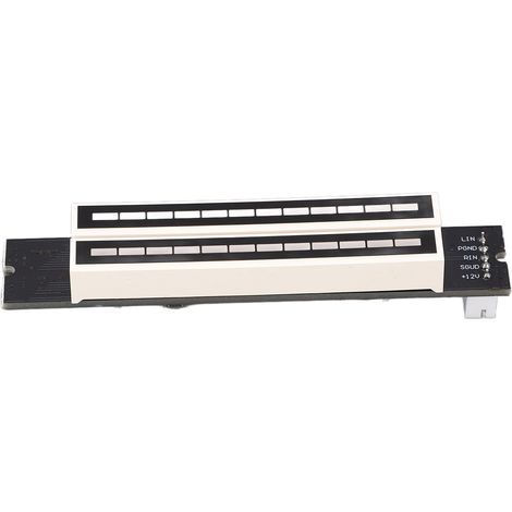 Module indicateur de niveau musical LED 12 bits double piste 7 vert 2 orange 3 rouge spectre audio DC7-12V (1/5)