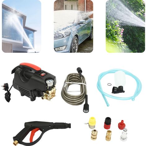 Powerful Electric Pressure Washer 1400W Jet Wash High-Performance Power Cleaner for Car, Home, Patio and Garden Furniture 80 Bar Water Jet (1/4)