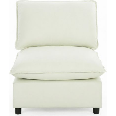 Fauteuil 146 x 85 x 78 cm 1 place assise spacieuse coussins épais style moderne (1/5)