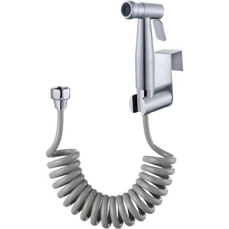 High-quality bidet set with hook for water tank and telescopic ABS shower hose for daily personal hygiene (1/5)